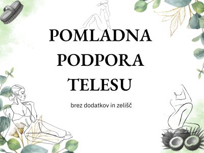 Pomladna podpora telesu - brez dodatkov in zelišč