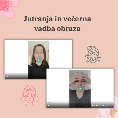 jutranja in večerna joga obraza