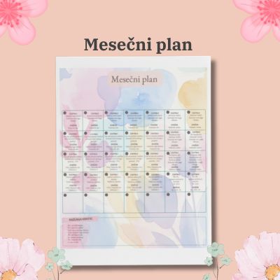 mesečni plan